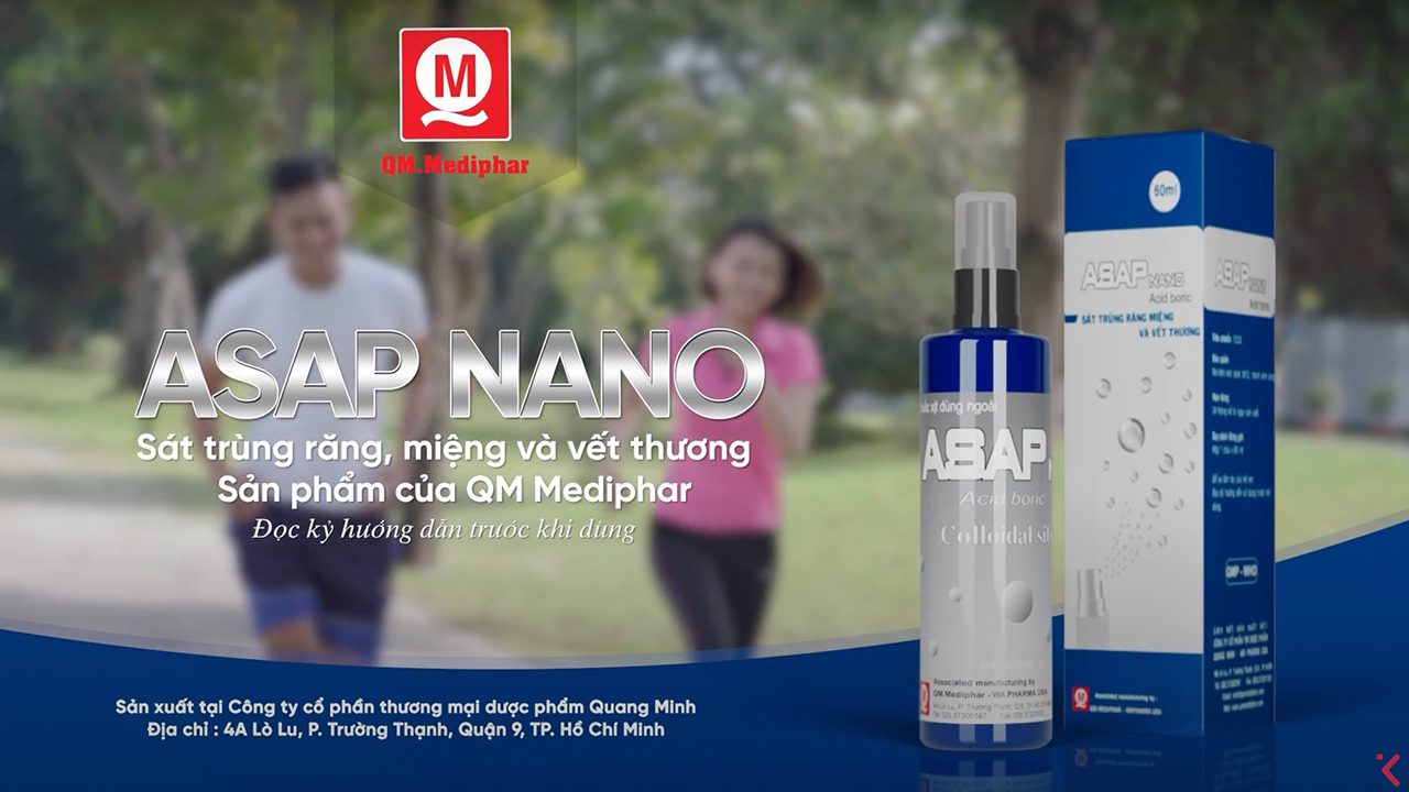 Sản xuất TVC quảng cáo Dược Phẩm Asap Nano