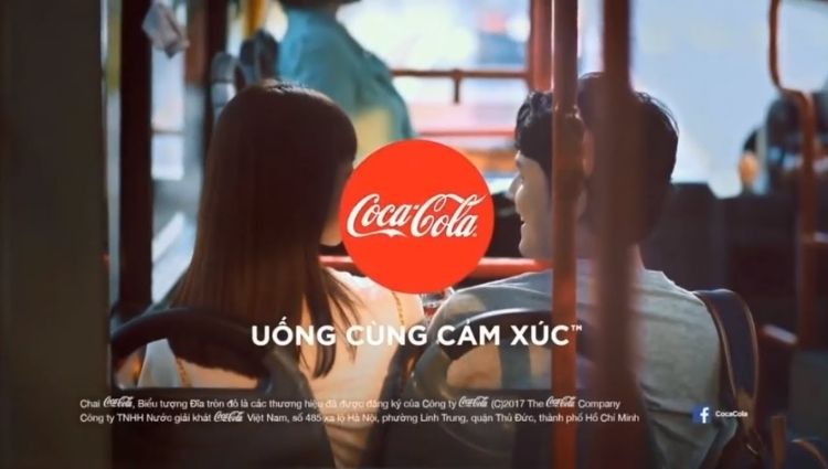 Ý tưởng thương hiệu của coca “Uống cùng cảm xúc”