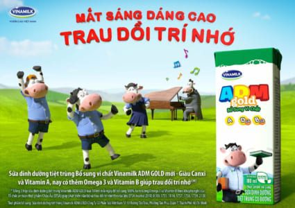 Quảng cáo âm nhạc tvc quảng cáo video vinamilk (Nguồn: Internet)