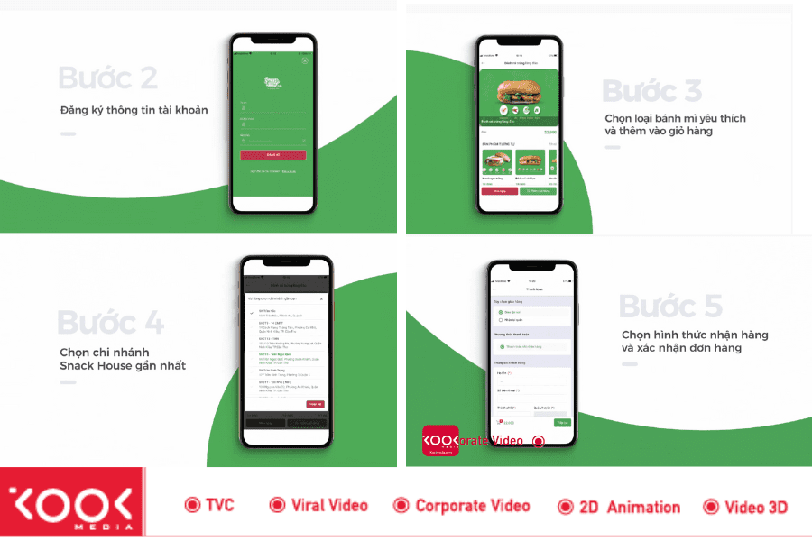 Video Animation - Quy trình Oder bánh mì
