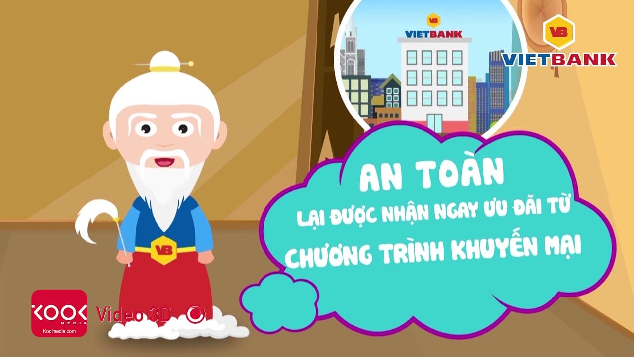 Dựng phim video Animation | Video giải thích | Hoạt hình 2D - Chương trình khuyến mãi Vietbank