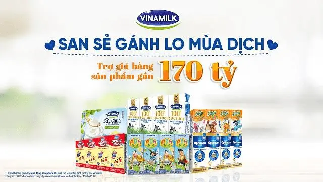 Chiến lược Marketing của VinaMilk - San Sẻ Mùa Dịch