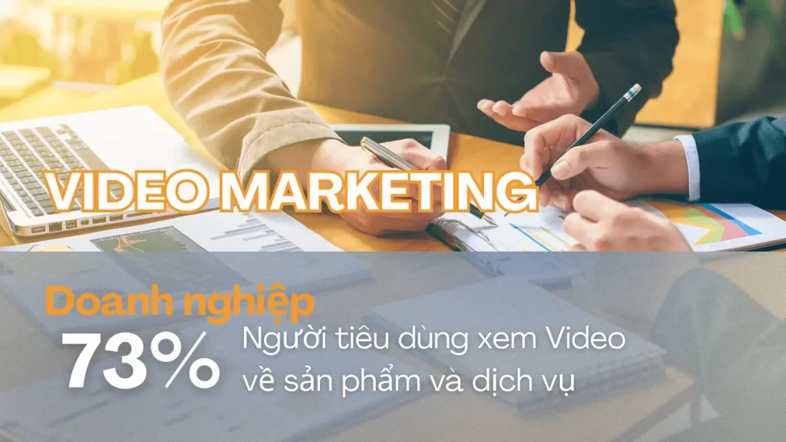 Video marketing Doanh nghiệp chiếm 73% xem video