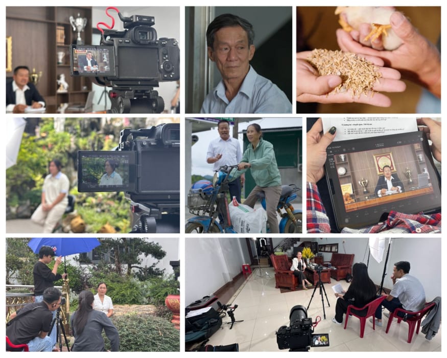 Hậu trường quay video testimonials Cargill Việt Nam của Kool Media