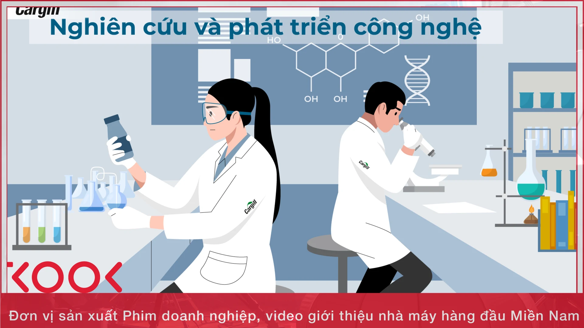 Kool Media san xuat animation giai thich quy trinh san xuat cong nghiep