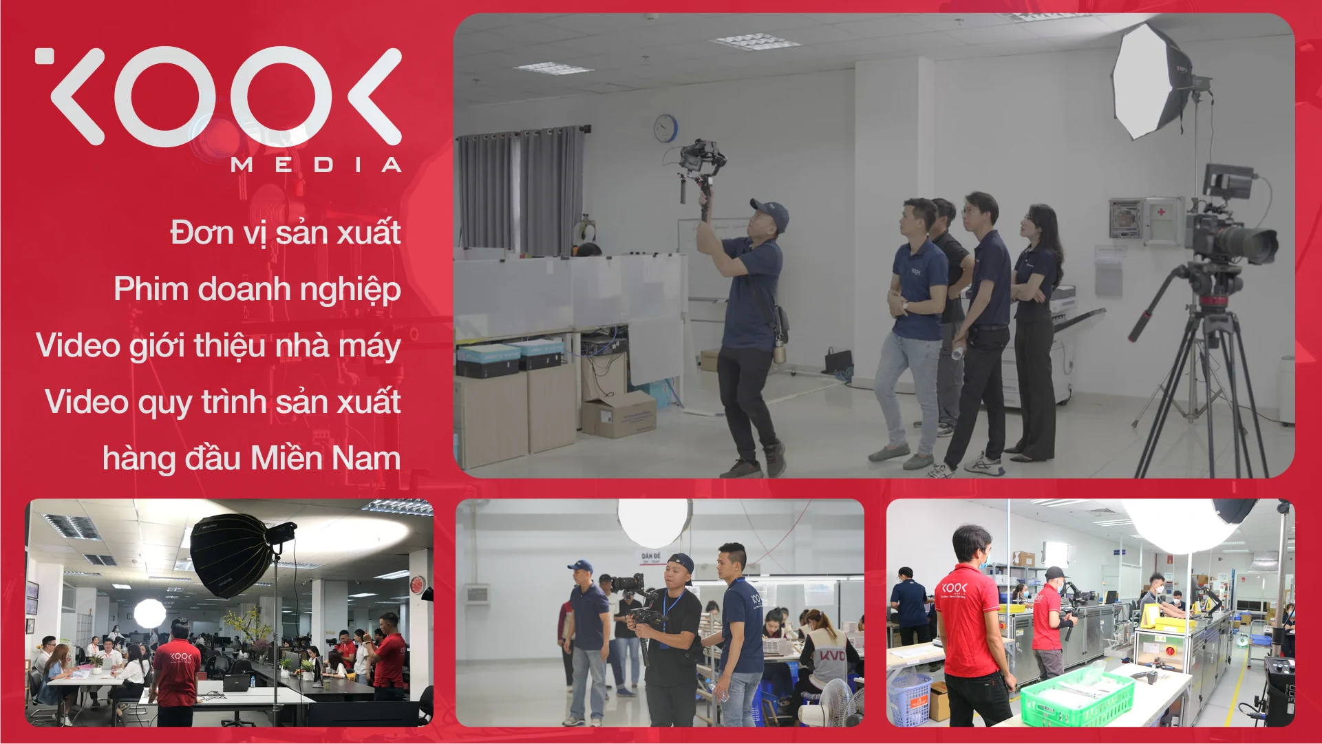 Video factory tour the hien toan bo day chuyen san xuat cua doanh nghiep