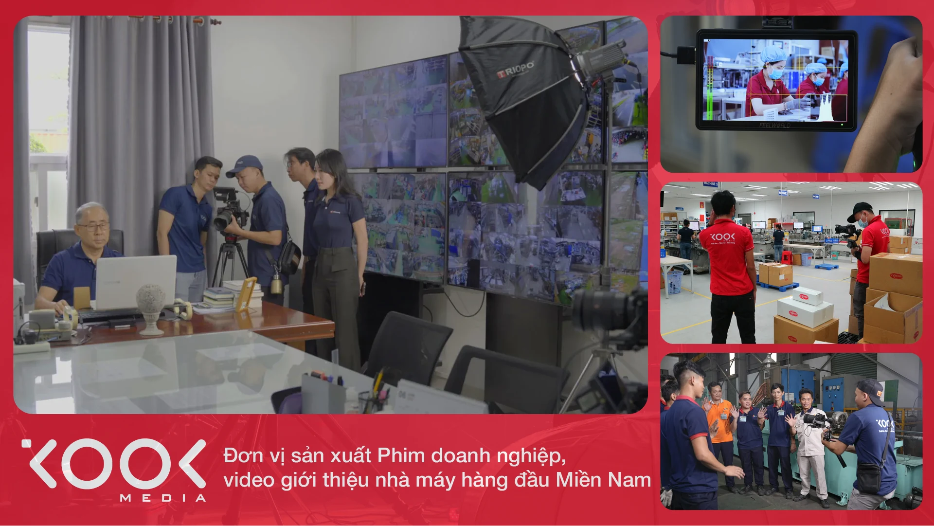 Kool Media san xuat phim nha may cho doanh nghiep FDI va cong ty nuoc ngoai
