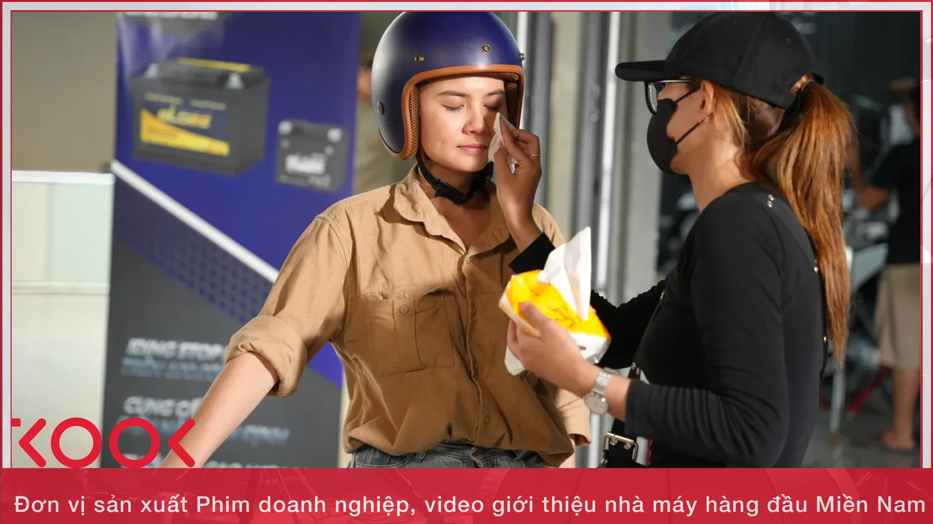 Video nha may ghi hinh toan canh va chi tiet day chuyen san xuat