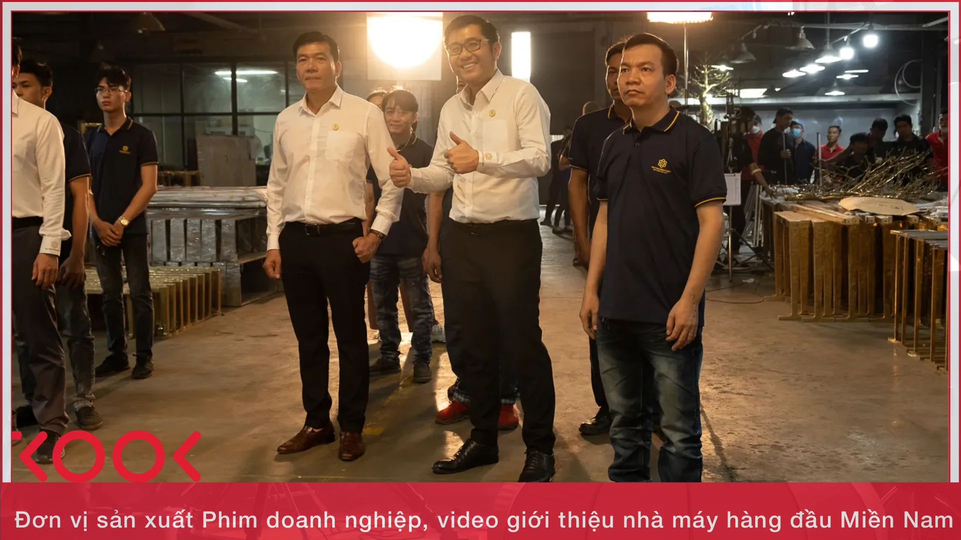 Kool Media ky NDA bao mat truoc khi quay phim tai nha may san xuat