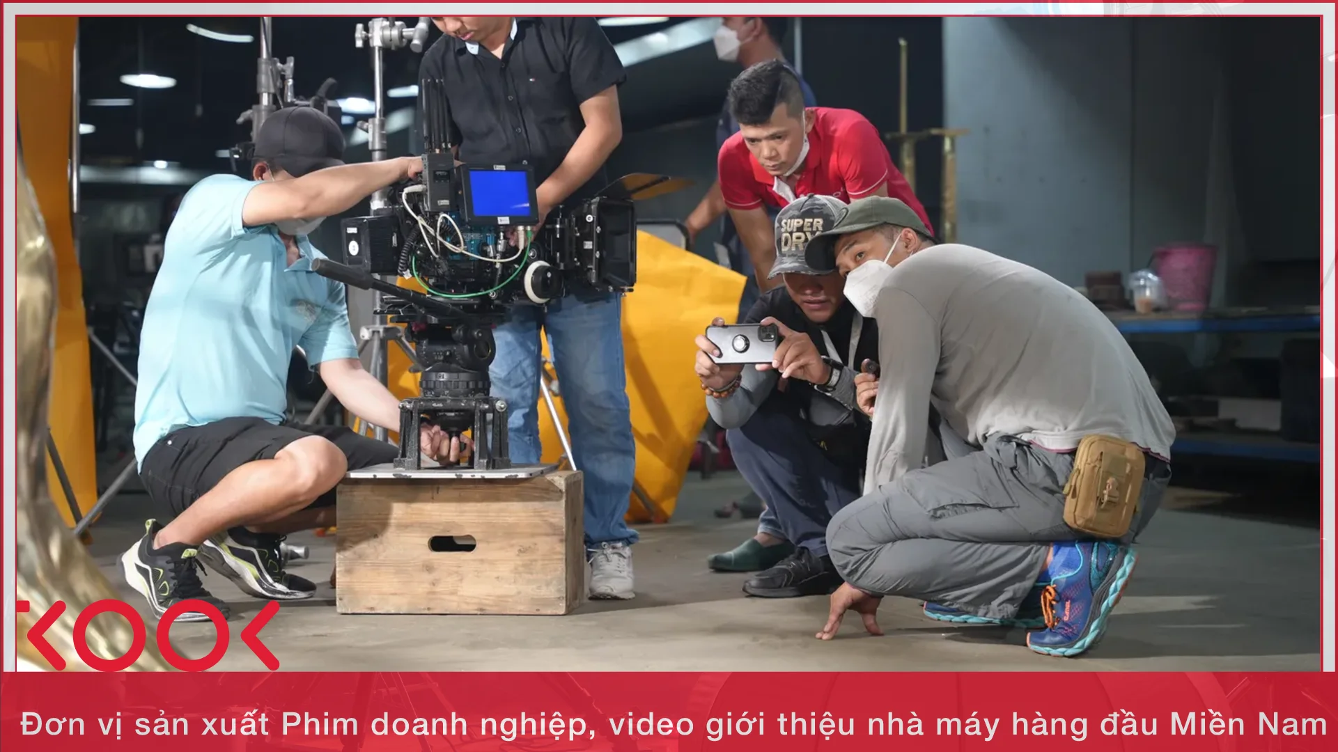 Kool Media san xuat phim van hoa doanh nghiep cho nha may san xuat
