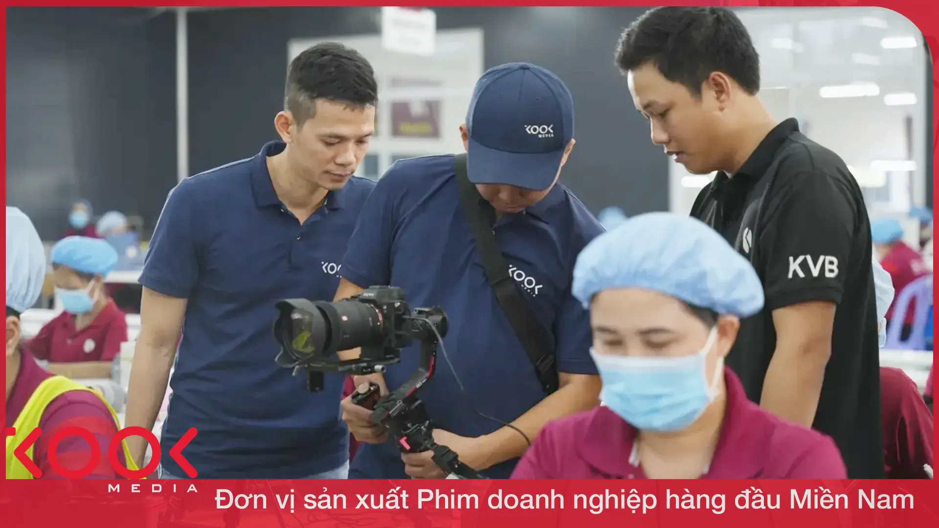 Recruitment, Employer Branding & HR Video for FDI Factories in Vietnam 1 hau truong quay video tuyen dung cong nhan nha may FDI - Kool Media